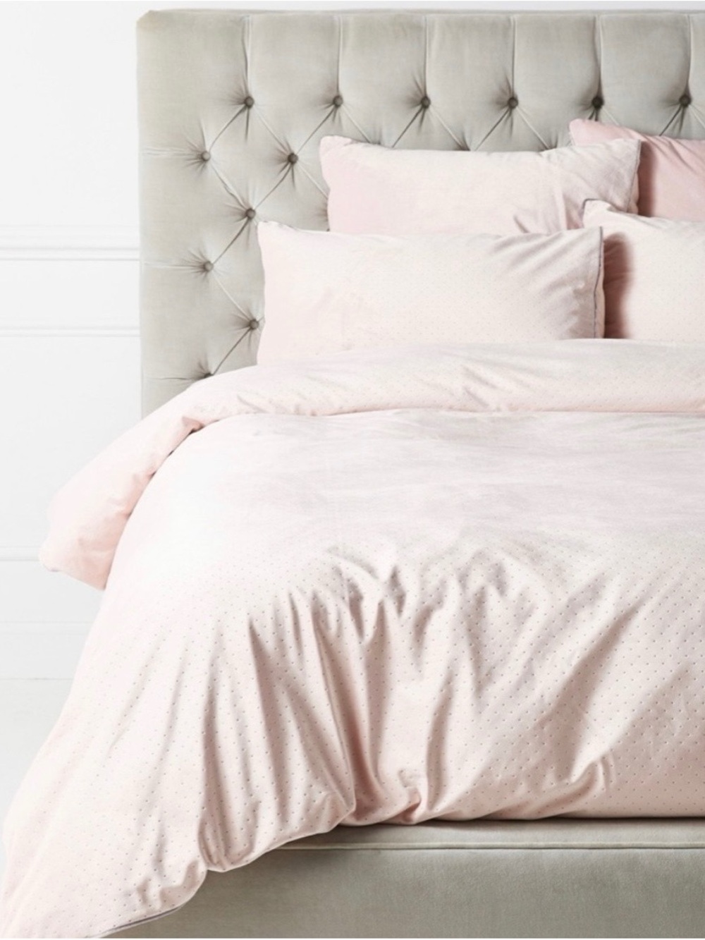 Velvet Thelma Duvet Cover Anthropologie Blush Twin